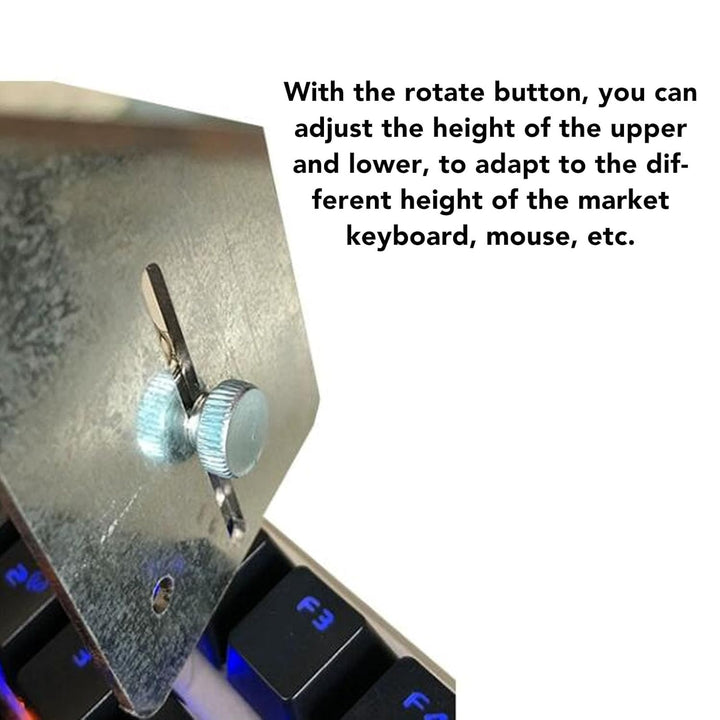 Tangxi Auto-Tastatur-Clicker, Höhenverstellbarer Physischer Maus-Clicker, Jiggler mit Gummierter Sch