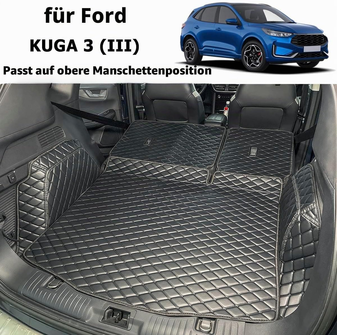 Kofferraumwanne kompatibel mit Ford KUGA 3 (III) 2019-2026 (obere Ladeboden) Kofferraummatte Kofferr