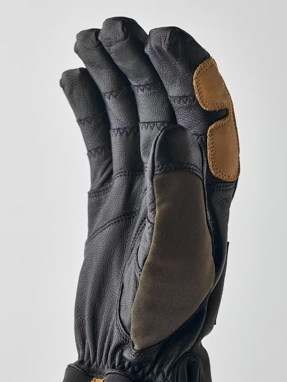 HESTRA Ergo Grip Active Wool Terry Oliv, Gore-Tex Fingerhandschuh, Grösse 10 - Farbe Dark Forest - B