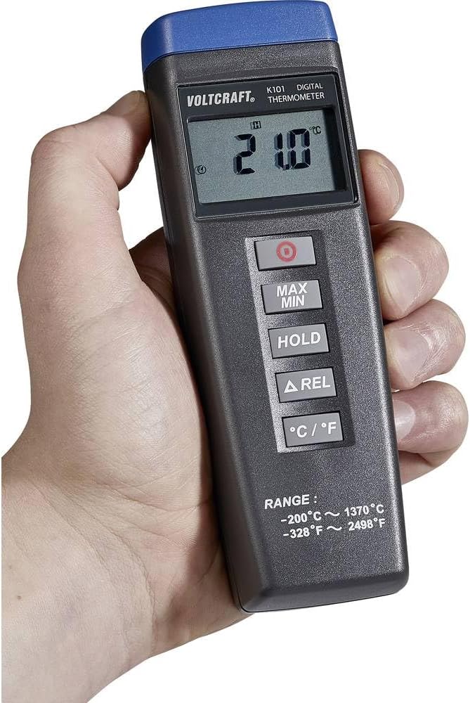 VOLTCRAFT K101 Temperatur-Messgerät -200 - +1370 °C Fühler-Typ K