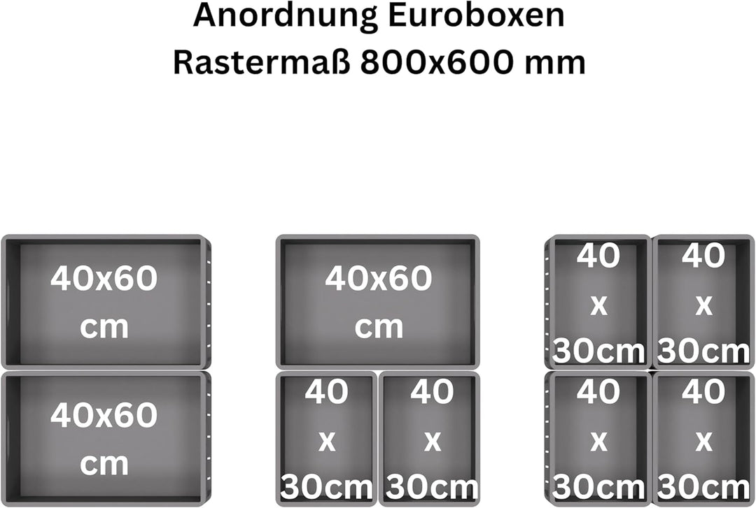 VOBI Heckauszug Kastenwagen Doppelauszug, mit Ablagefläche, 1050x814 mm, 100 kg Belastbarkeit