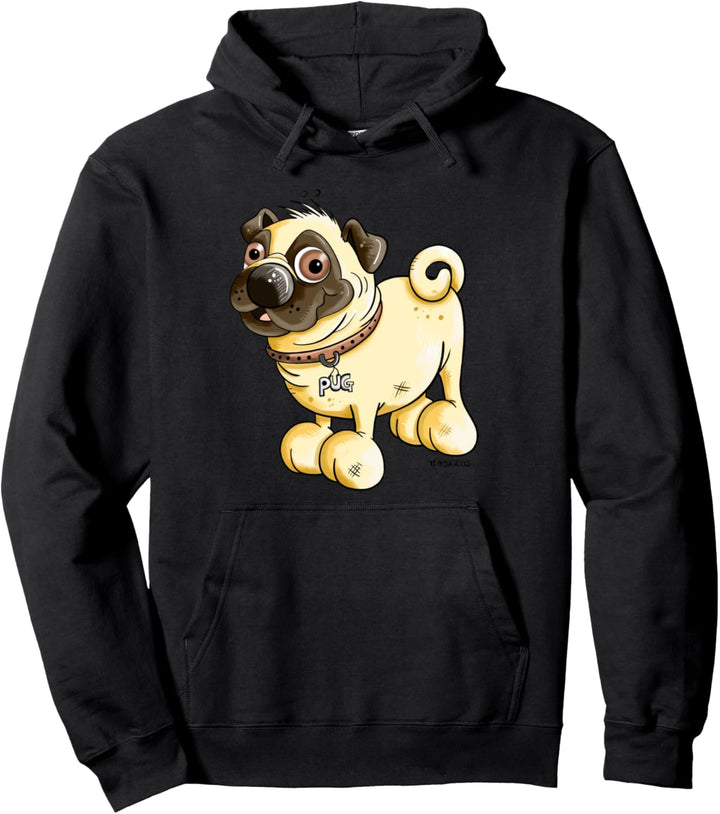 Kleiner Mops I Geschenk fürs Hunde Herrchen & Frauchen Pullover Hoodie