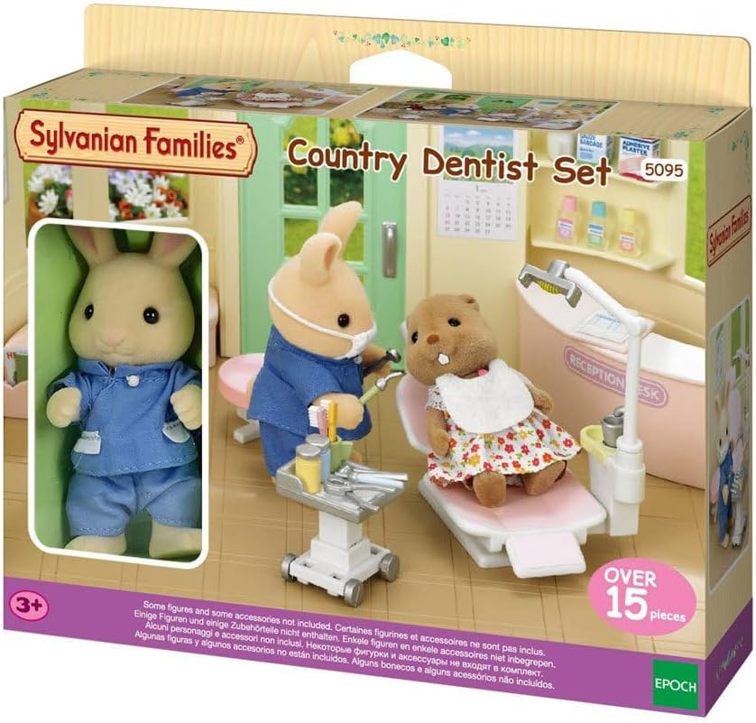 Sylvanian Families 5095 Land-Zahnarztpraxis - Puppenhaus Spielset
