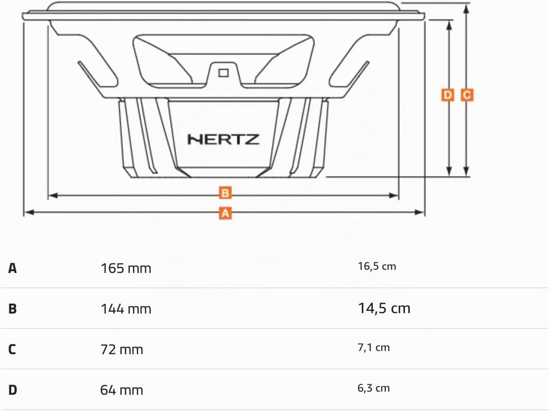 HERTZ DSK165.3 2 Wege Compo System 160 Watt