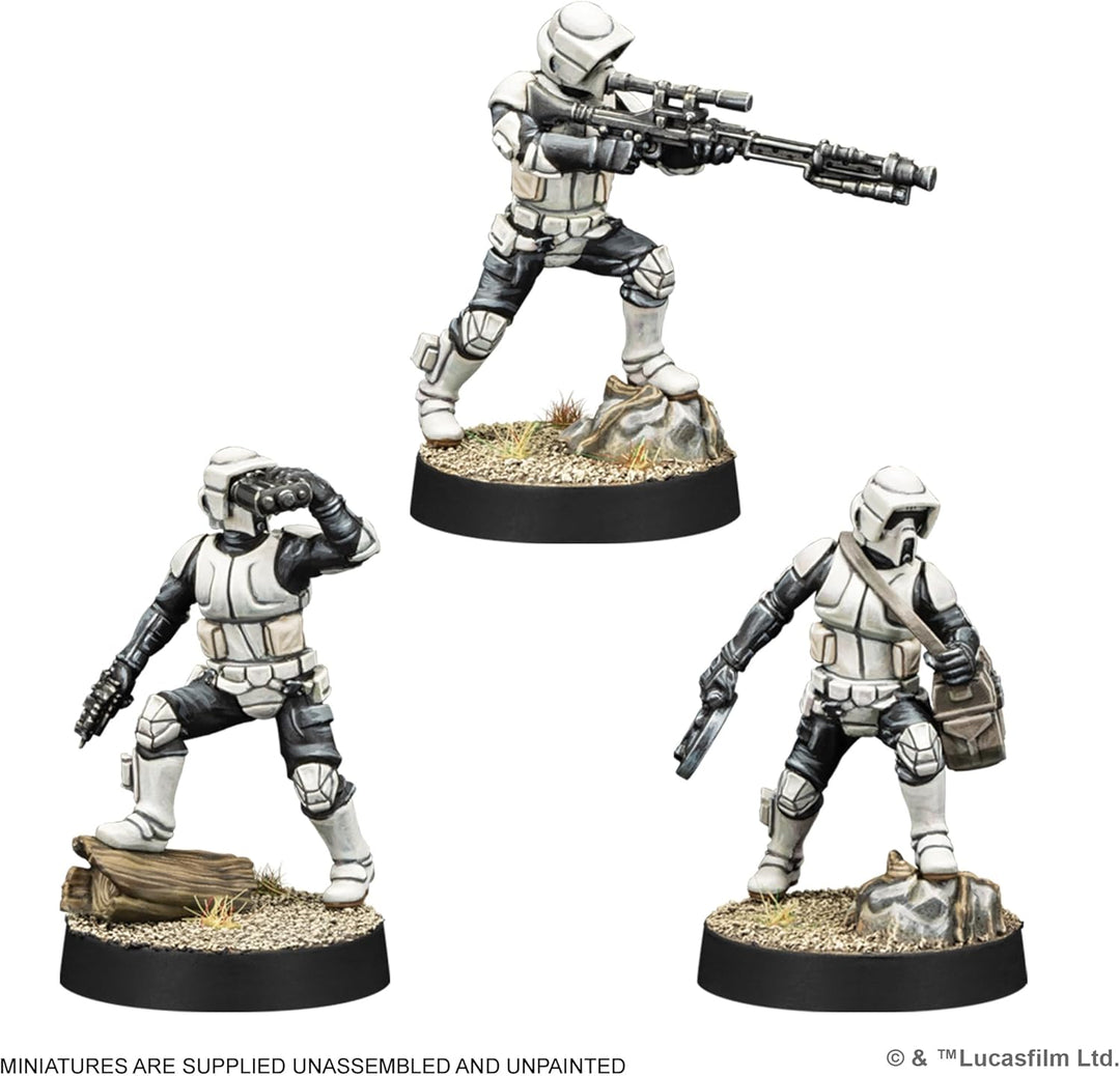 ATOMIC MASS GAMES, Star Wars: Legion – Scout Troopers (Scout-Truppen), Erweiterung, Tabletop, 2 Spie