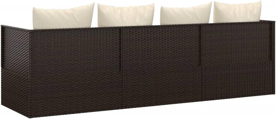 Tidyard Sonnenliege Gartenliege Gartensofa Gartenbett Relaxliege Freizeitliege Rattanliege Outdoor L