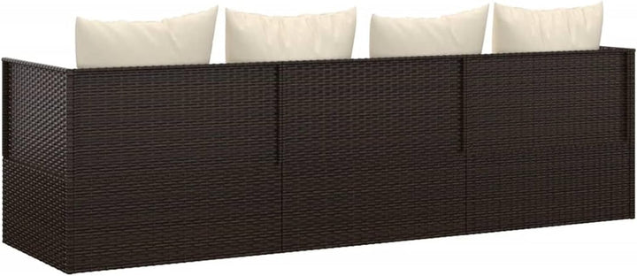 Tidyard Sonnenliege Gartenliege Gartensofa Gartenbett Relaxliege Freizeitliege Rattanliege Outdoor L