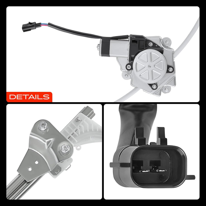 Frankberg Fensterheber mit Motor Hinten Links Kompatibel mit Cherokee KJ SUV 2001-2008 55360035AA
