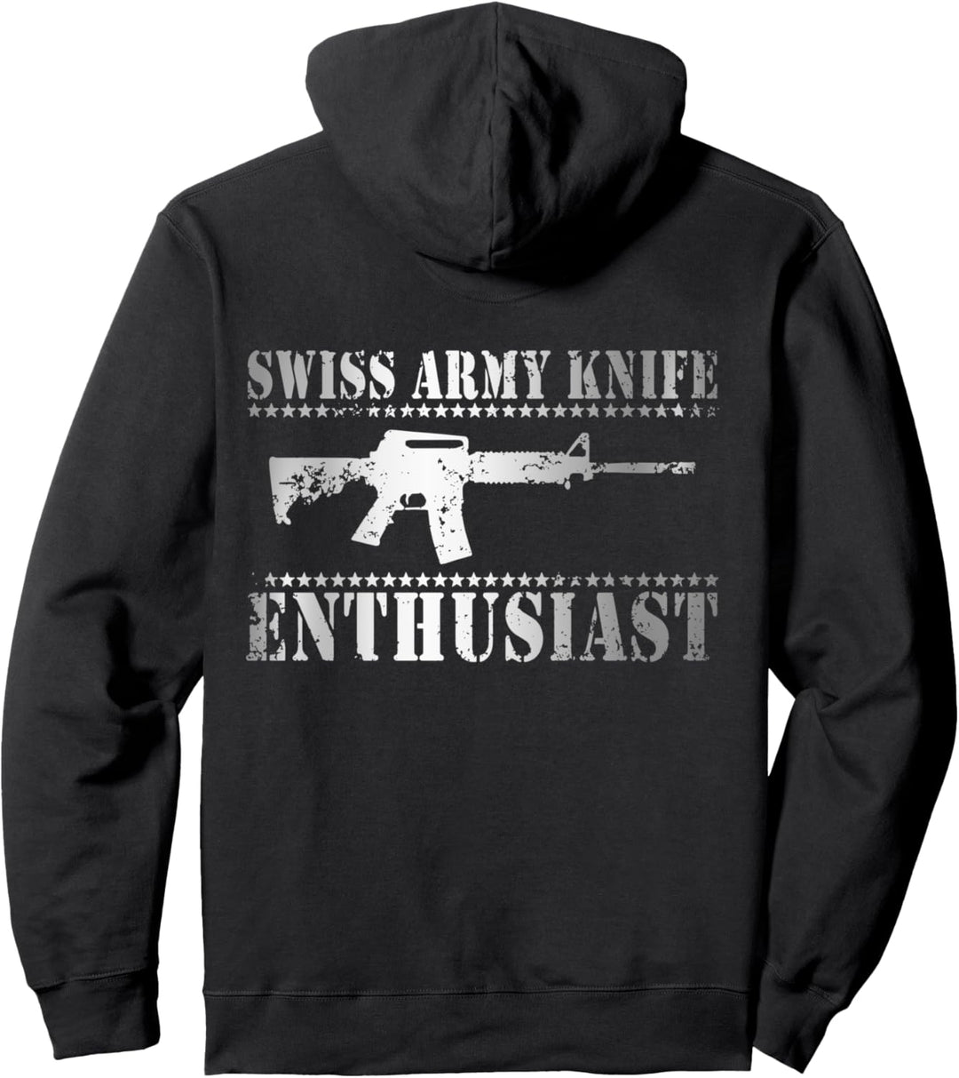 Epischer Schweizer Taschenmesser-Enthusiast AR-15 Komm und Pullover Hoodie