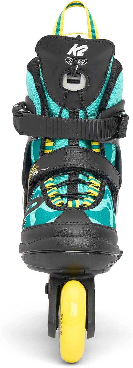 K2 Jungen Marlee Pro Inline Skates S (EU: 29-34 / UK: 10-1 / US: 11-2) green - yellow, S (EU: 29-34