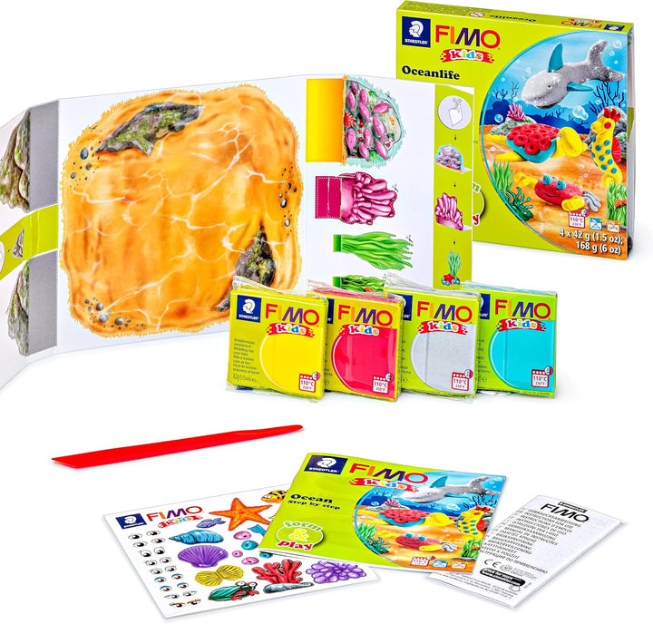 Fimo kids Farm Formen- und Spiel-Set Under the Sea (dt.: unter dem Meer), Under the Sea (dt.: unter