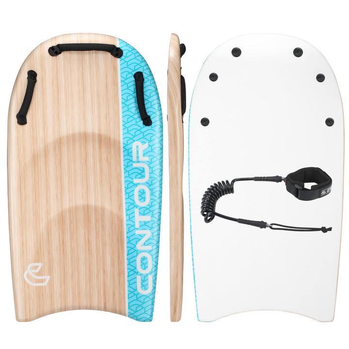 Thurso SURF DuoSlider Bodyboard mit Griffen, 114,4 cm, EPS-Kern, IXPE-Deck, HDPE Glatte Unterseite