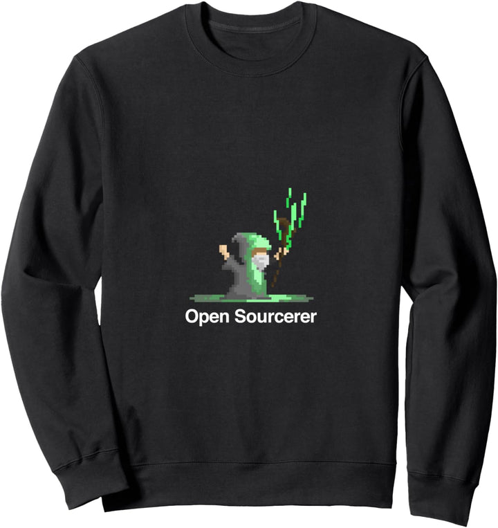 Open Sourcerer Funny Programmer Coder Sweatshirt
