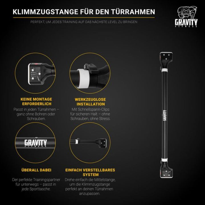 Gravity Fitness Universal-Tür-Klimmzugstange