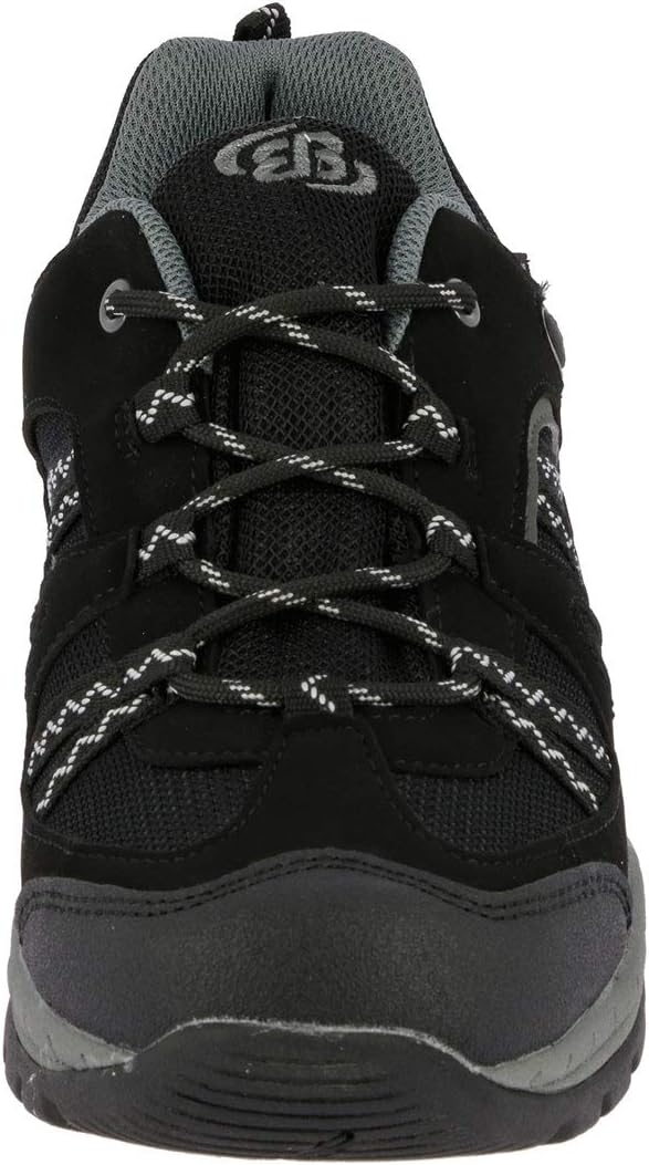 Brütting Unisex Fresno Trekking-& Wanderhalbschuhe 36 EU Schwarz Grau, 36 EU Schwarz Grau