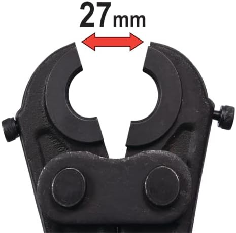 YATO Profi Rohrpresszange 4-teilig, für Verbundrohre PE RT PEX Al PEX PEX-AI-PEX Aluminium, 16-26 mm