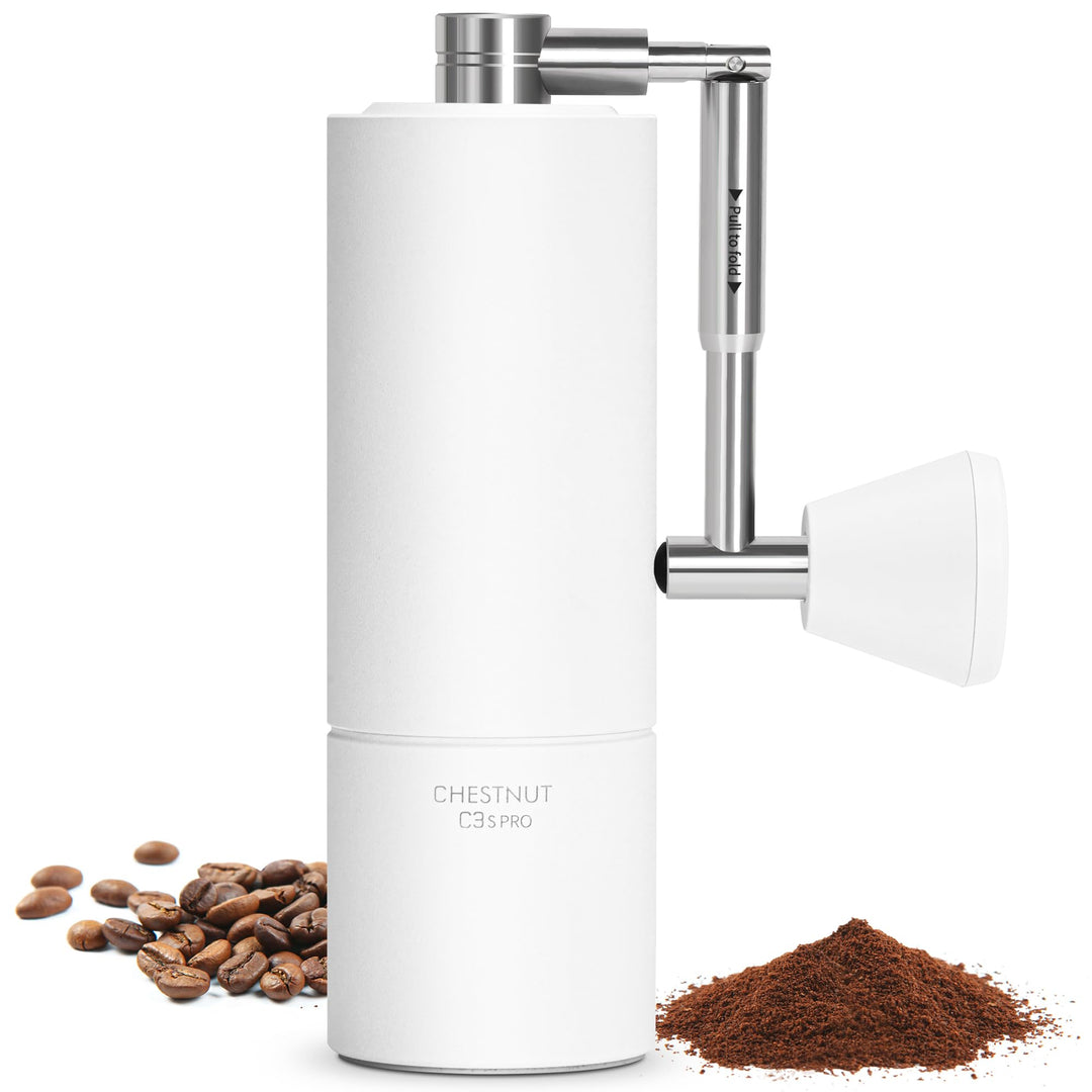 TIMEMORE Chestnut C3s PRO Kaffeemühle Manuell, Upgrade Integrierte Ganzmetallgehäuse, Handkaffeemühl