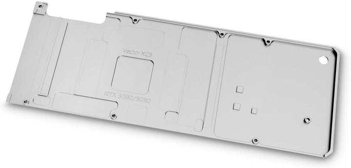EKWB EK-Quantum Vector XC3 RTX 3080/3090 Backplate - Nickel, silber