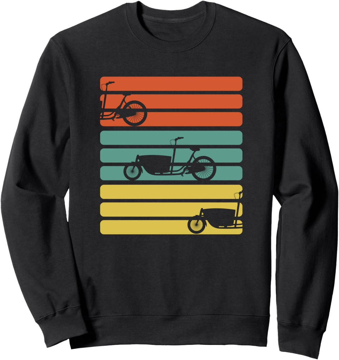 Cargo Bike Radfahrer Lastenrad Lastenfahrrad Sweatshirt