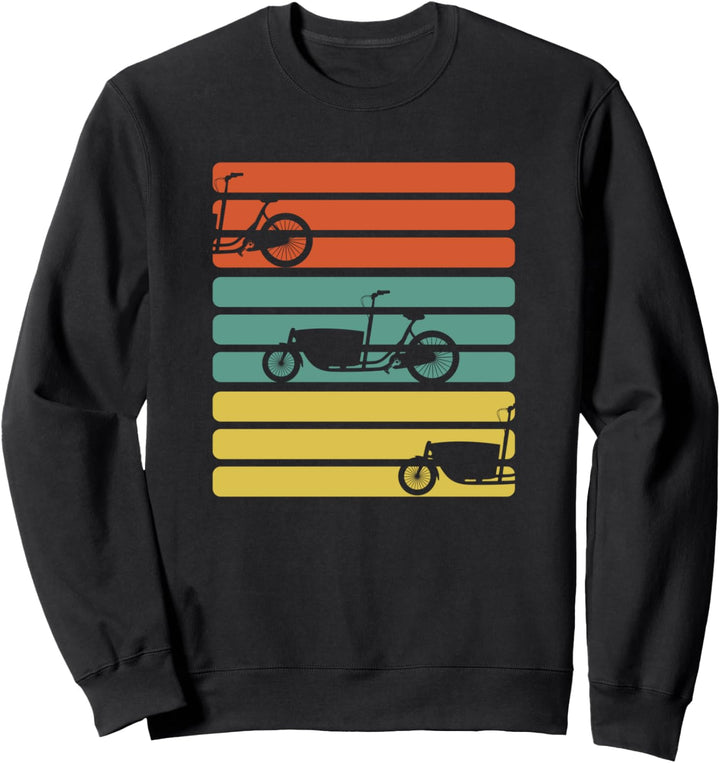 Cargo Bike Radfahrer Lastenrad Lastenfahrrad Sweatshirt