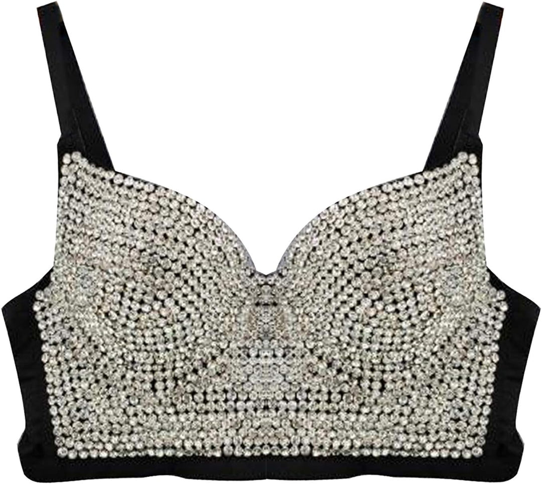Woboren Damen Korsett Bustier BH Dessous Tank Top Trägertop Crop Top Corsage Schlanke Weste 
