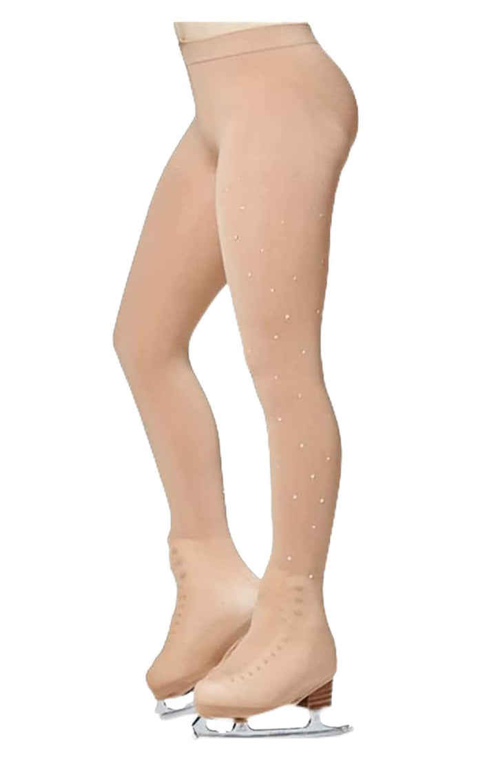 PARADICE WORLD BY SKATER FOR SKATERS Strumpfhose für Eiskunstlauf, Design Small Stars, Strass, Quali