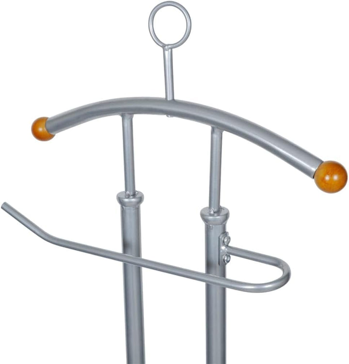 vidaXL Stummer Diener Herrendiener Kleiderständer für Mantel und Jacken Organizer Garderobe Metall