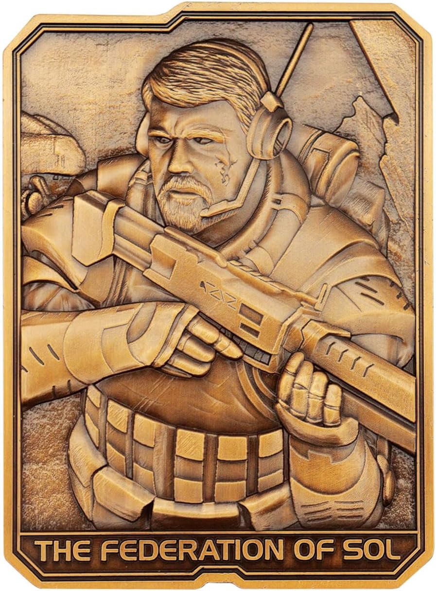 FaNaTtik Twilight Imperium Limited Edition The Federation of Sol Sammlerstück Metallbarren