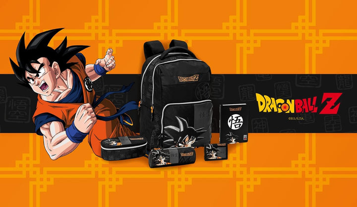 Comix Anime Ovales Federmäppchen Dragonball, Schwarz, 68284
