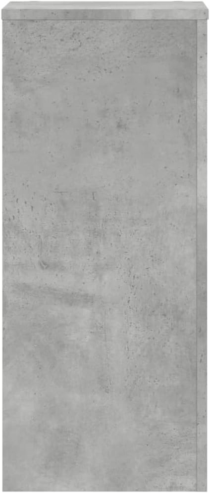 Pflanzenständer, 2 Stück, Holz, Grau, Beton, 30 x 30 x 70 cm, hohles Regal, hochfest, kann mit Sand