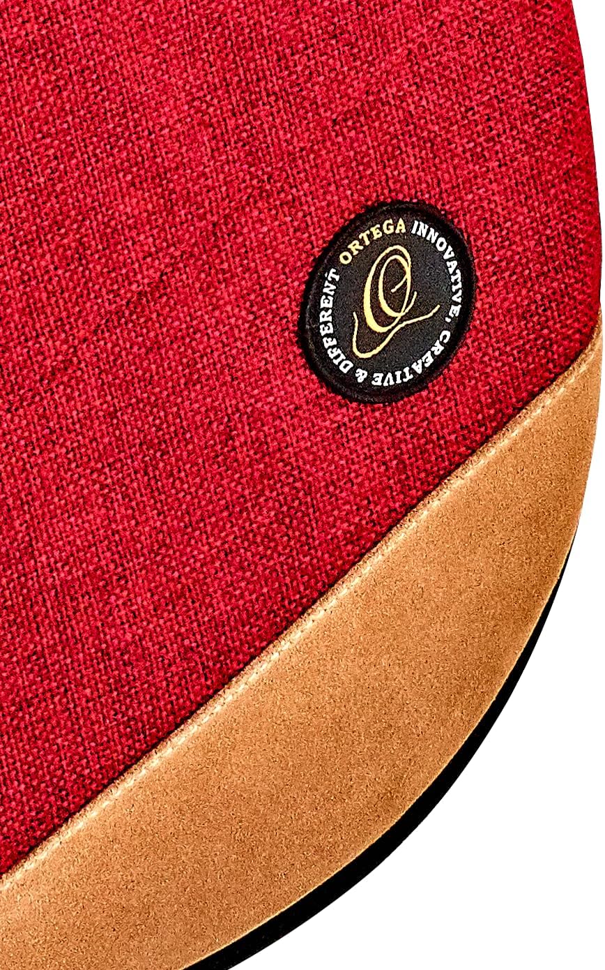 Ortega Guitars gepolstertes Soft Case - für Full Size Akustikgitarren - Leinen, Baumwolle, Veloursle