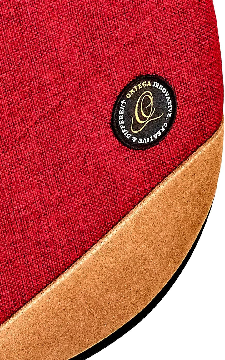 Ortega Guitars gepolstertes Soft Case - für Full Size Akustikgitarren - Leinen, Baumwolle, Veloursle