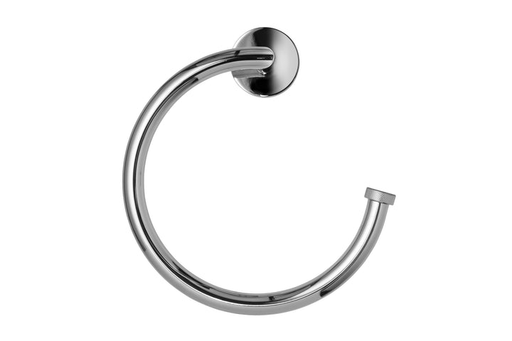 Croydex Handtuchringhalter zur Wandmontage, Flexi-Fix – Knightsbridge, verchromte Oberfläche, univer