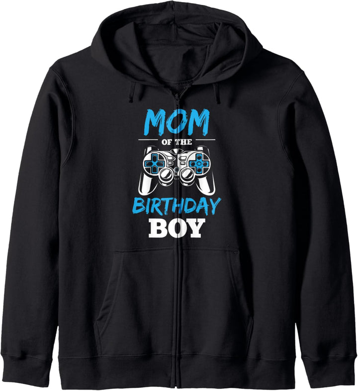 Gamer Mom of Birthday Boy Geschenk für Videospieler Geek Kapuzenjacke
