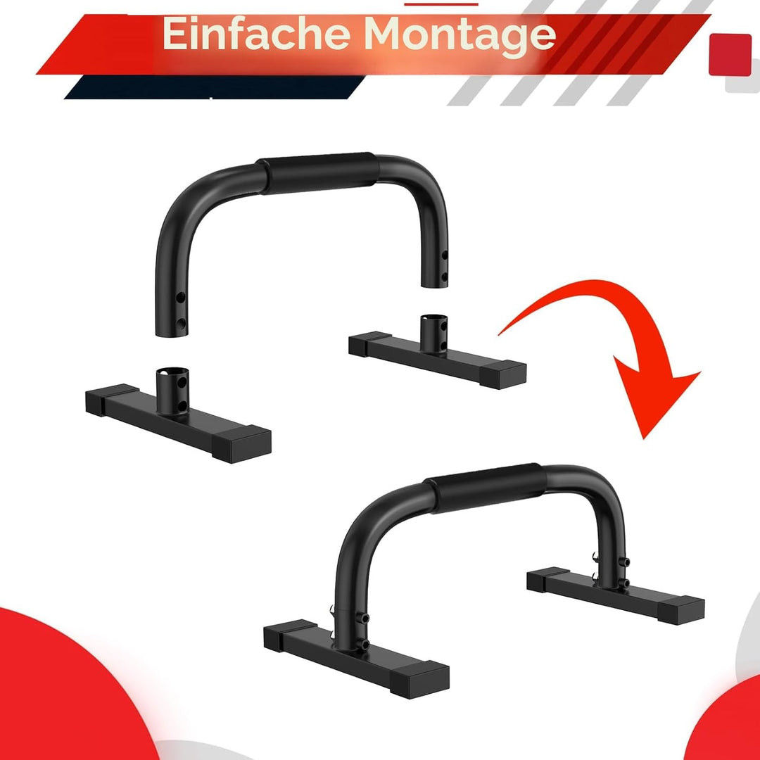 Parallettes Bars, Parallettes Liegestützgriffe Calisthenics, 300Kg/661lbs Push Up Stand Bars Equipme