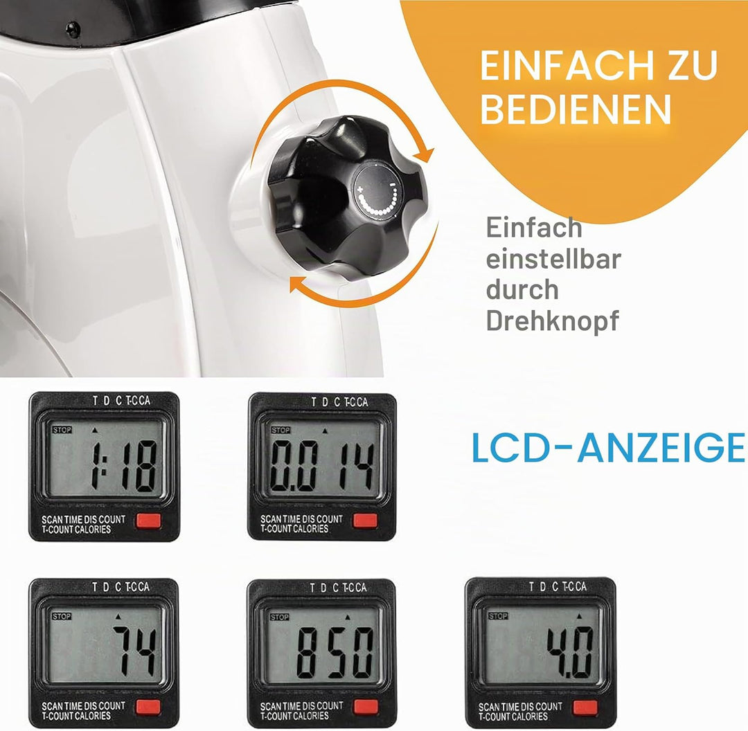 Statische Fitness-Pedale, Mini-Heimtrainer, statisches Elektro-Pedal, Trainingsgerät zu Hause, Pedal