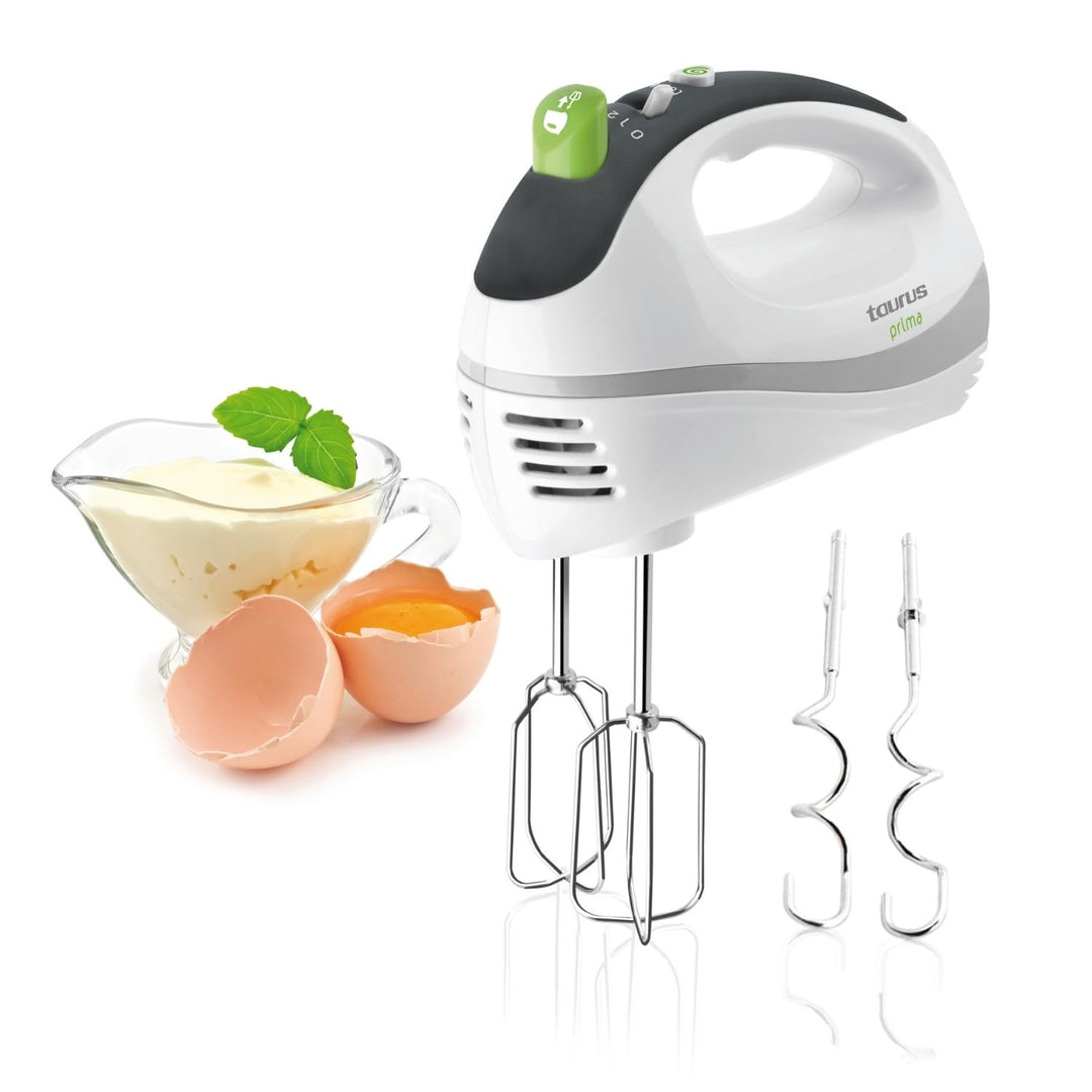 Taurus Handmixer | elektrisch | 300 W | 5 Geschwindigkeitsstufen | Turbofunktion | 2 verschiedene Au