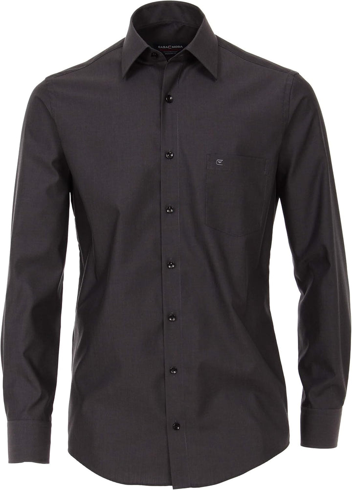 CASAMODA Herren Popeline Hemd uninah 006550 Modern Fit, Hellblau