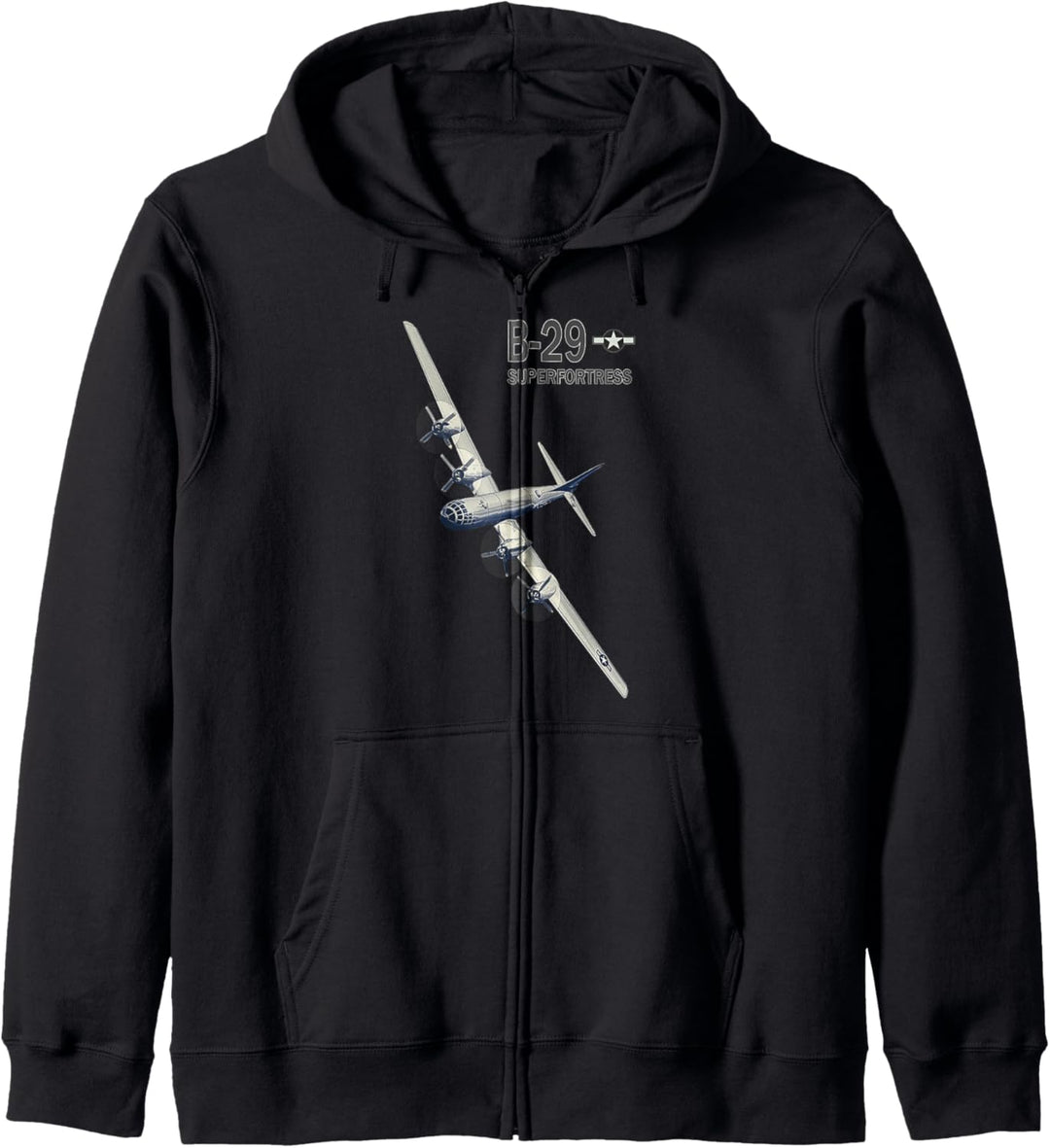 B29 Superfortress WW2 bomber airplane Kapuzenjacke