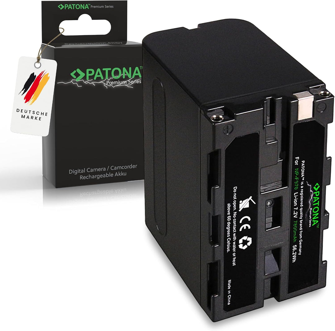 PATONA Premium Akku NP-F970 Kompatibel mit Sony CCD-TR CCD-TRV DCR-TR DCS-CD MVC-FD Series