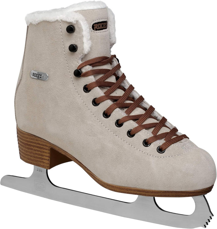 Roces Damen Suede Eco-fur Freizeit-Schlittschuh 37 suedebrown, 37 suedebrown