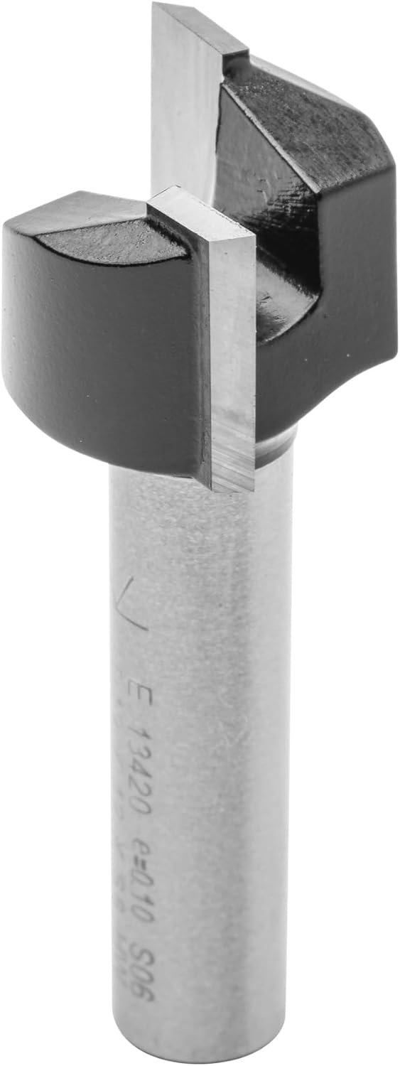 ENT 13420 Planfräser HW, Schaft (S) 8 mm, Durchmesser (D) 19 mm, NL 12 mm, SL 32 mm, GL 44 mm SL=19