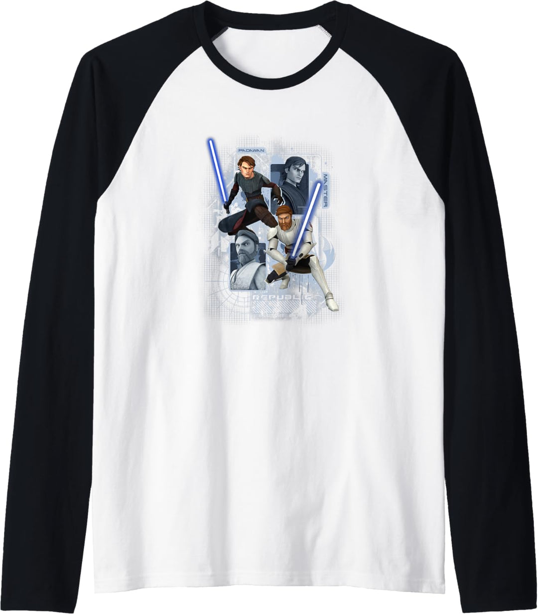 Star Wars Clone Wars Padawan Master Raglan