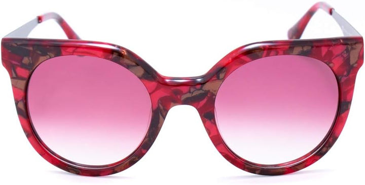 Italia Independent Damen 0801-053-ACE Sonnenbrille, Rot (Rojo), 52.0