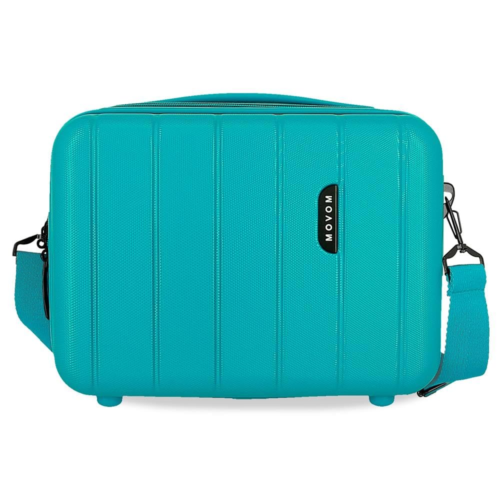 MOVOM Wood Trousse de Toilette cabine, bagage, intérieur à Deux compartiments, en ABS résistant et l