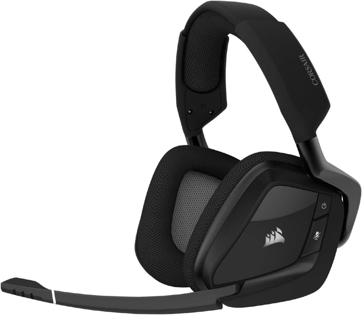 Corsair Void Elite RGB Wireless Gaming Headset (7.1 Surround Sound, Ultraniedrige Latenz, 12 Meter R