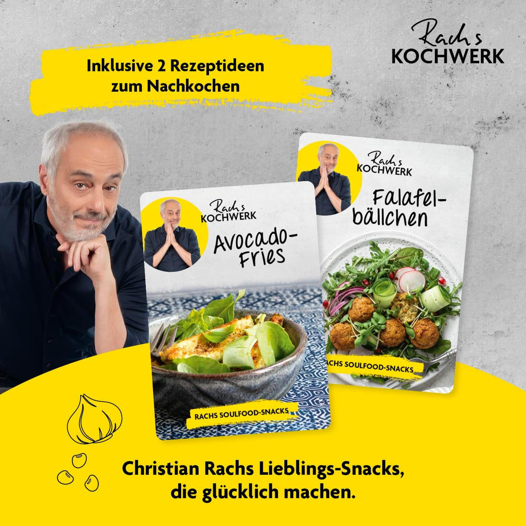 Rachs KOCHWERK Digitale Heissluftfritteuse 4L | Airfryer mit Touchscreen für fettarmes Garen, Grille