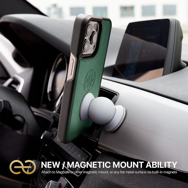 Dreem Fibonacci iPhone 14 Pro Max Brieftaschen-Etui / 2-in-1 stossfestes Etui und abnehmbares Folio