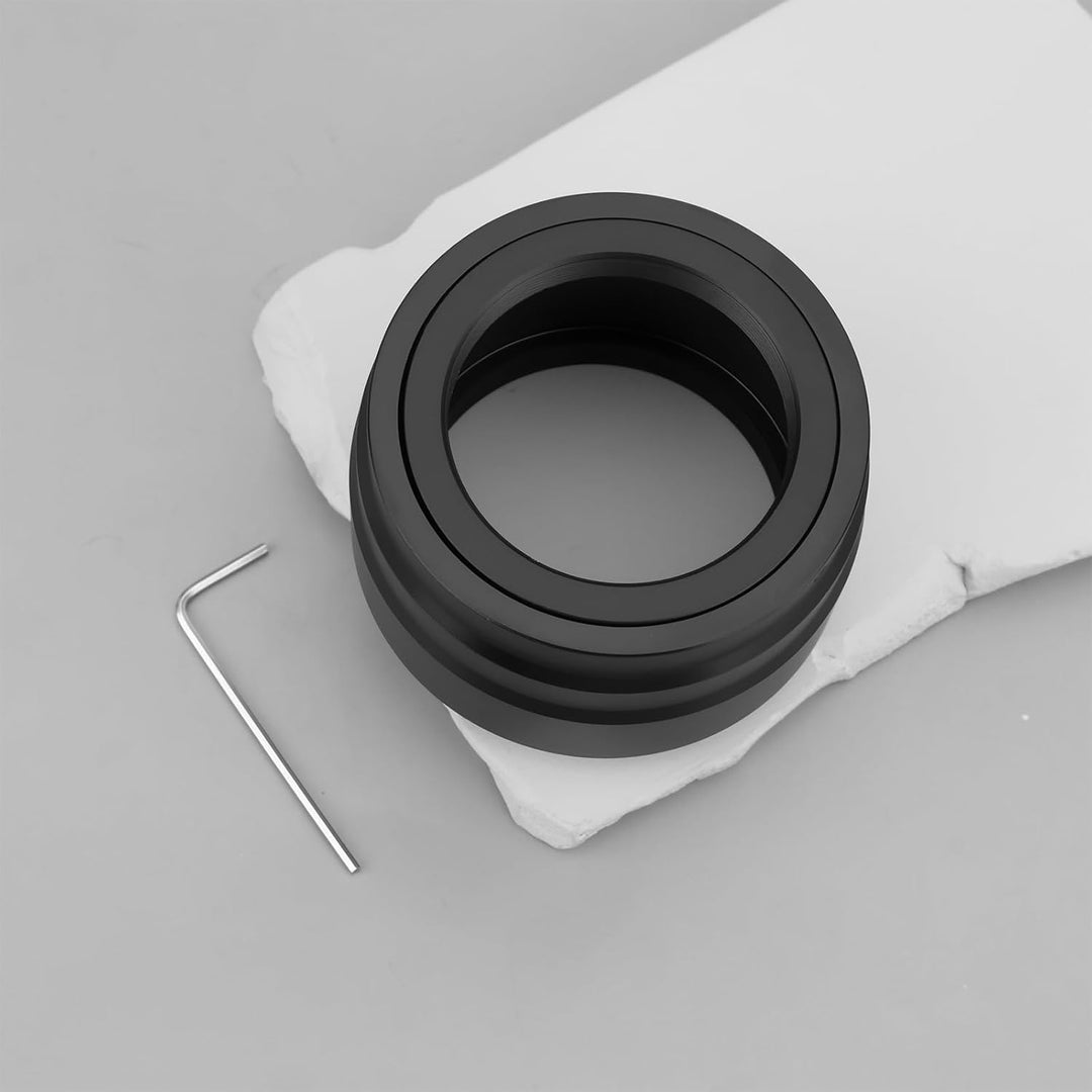 T2 auf EOS RF Mount Objektivadapter kompatibel mit Canon EOS R spiegellose Kamera Legierung Schraubm