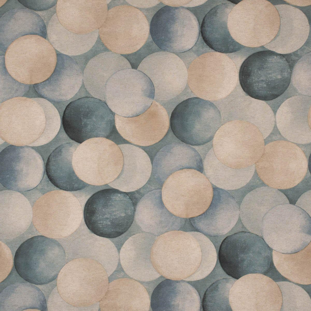 SCHÖNER LEBEN. Zugluftstopper Panama Pendulum Kugeln Kreise blau, Auswahl:130cm Länge ca. 130x15x15c